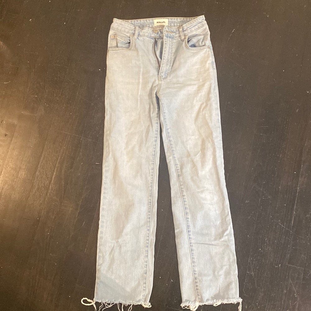 Rolla’s X Sophia Richie jeans, size 26, light wash